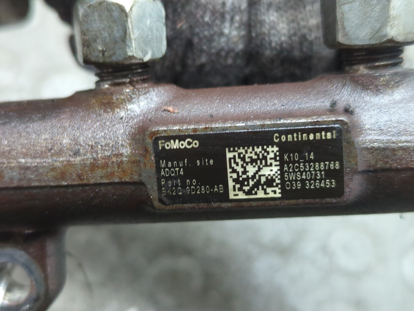 Рейка топливная (рампа)