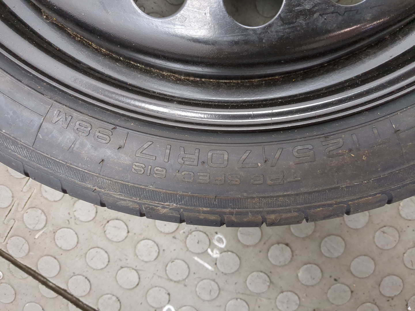 Диск запасного колеса/докатка