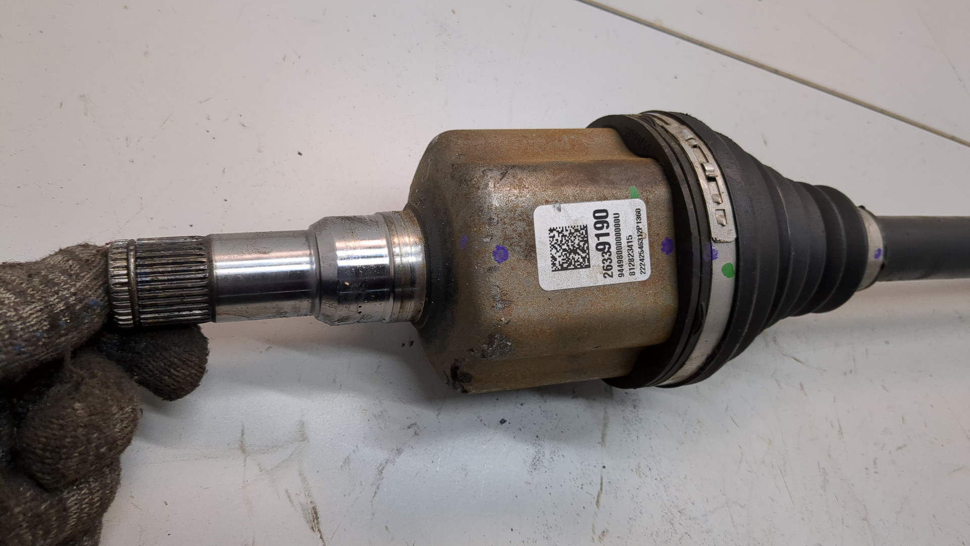 Полуось передняя левая