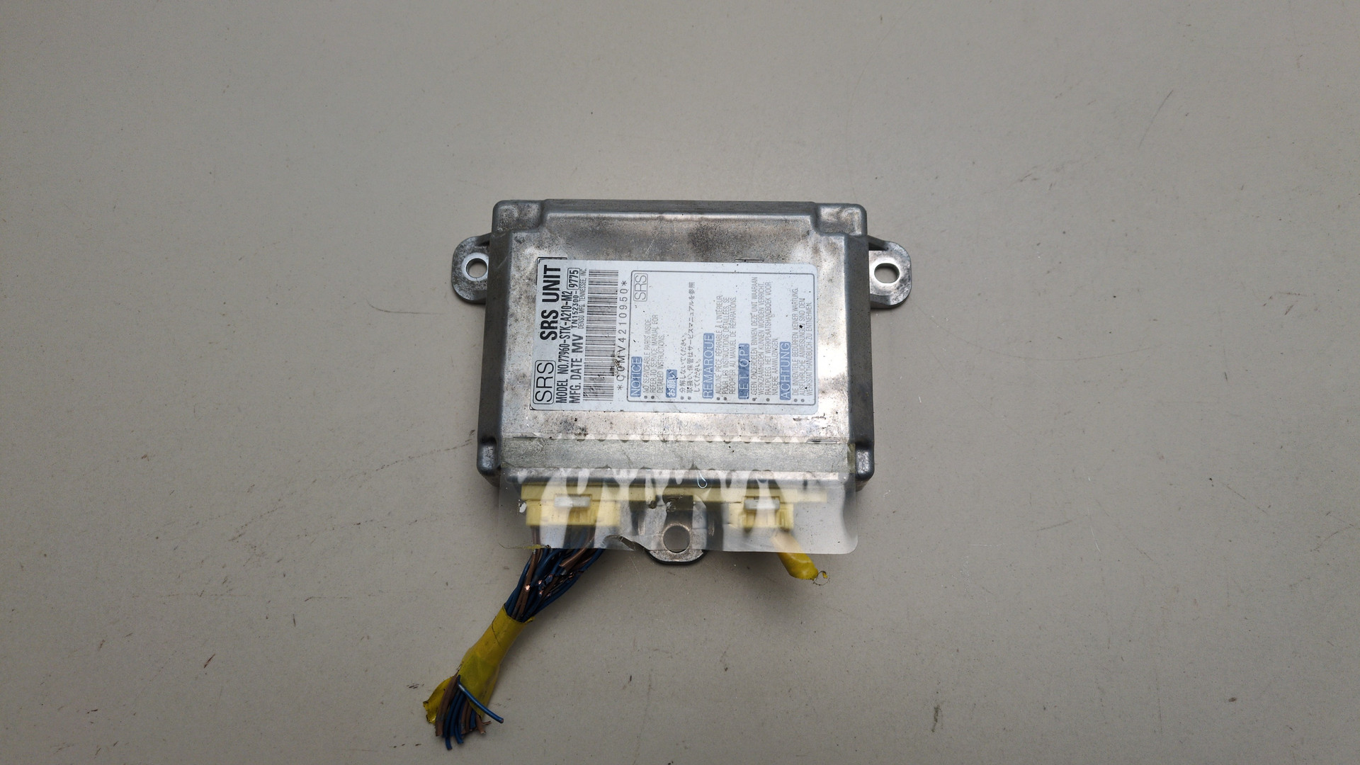 Блок управления подушек безопасности (AIR BAG)