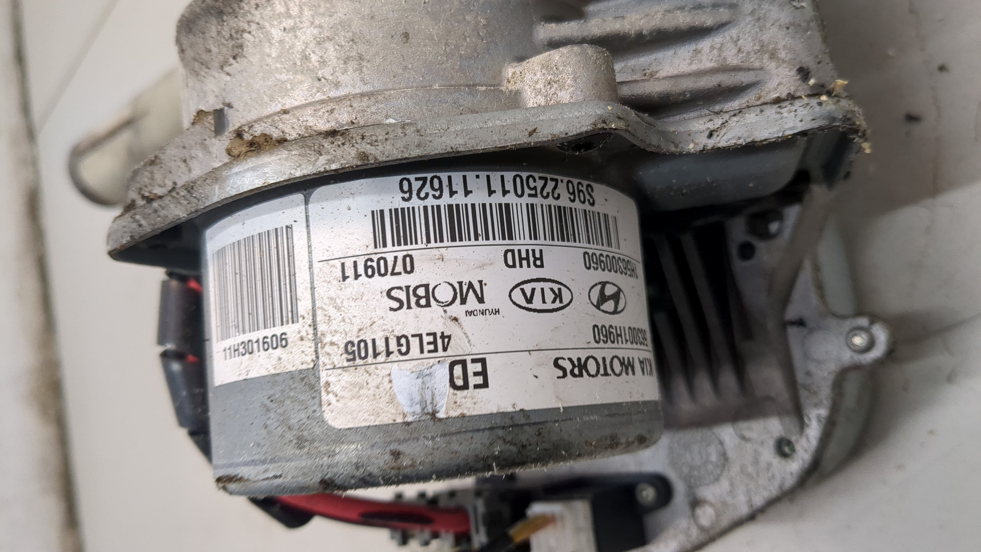 Серводвигатель рулевой рейки