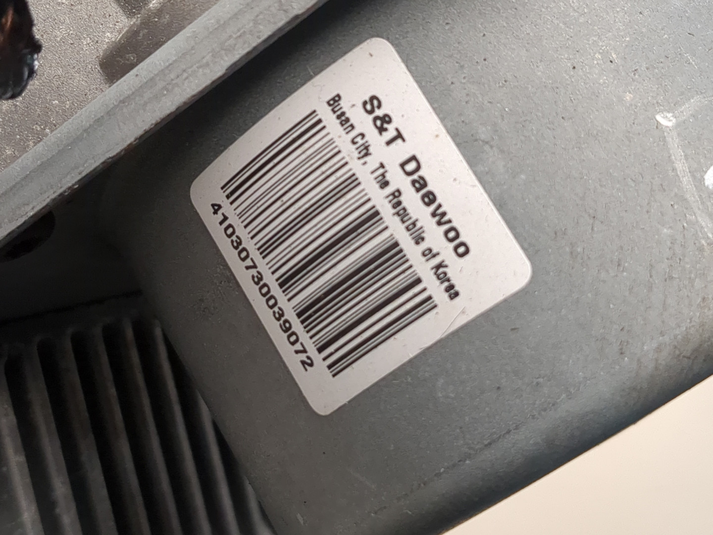 Серводвигатель рулевой рейки