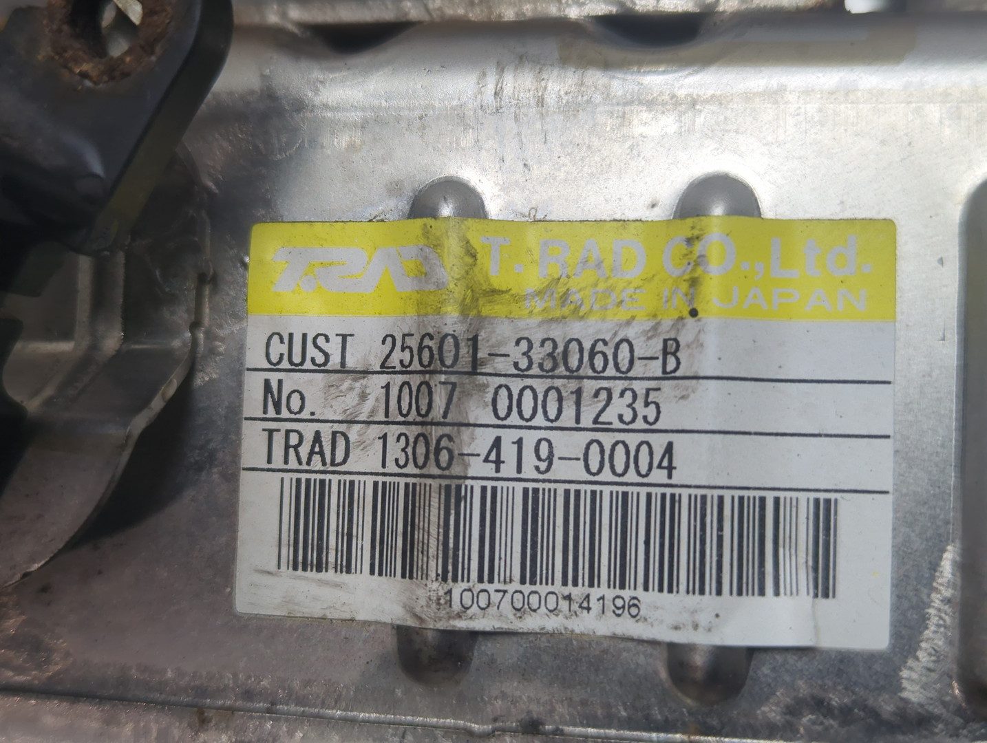 Тройник вентиляции картерных газов