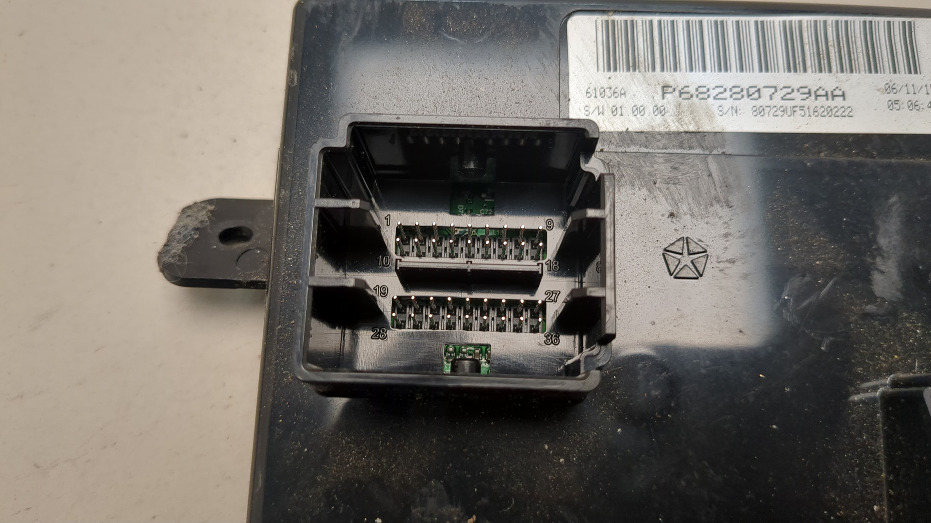 Блок управления климатической установкой