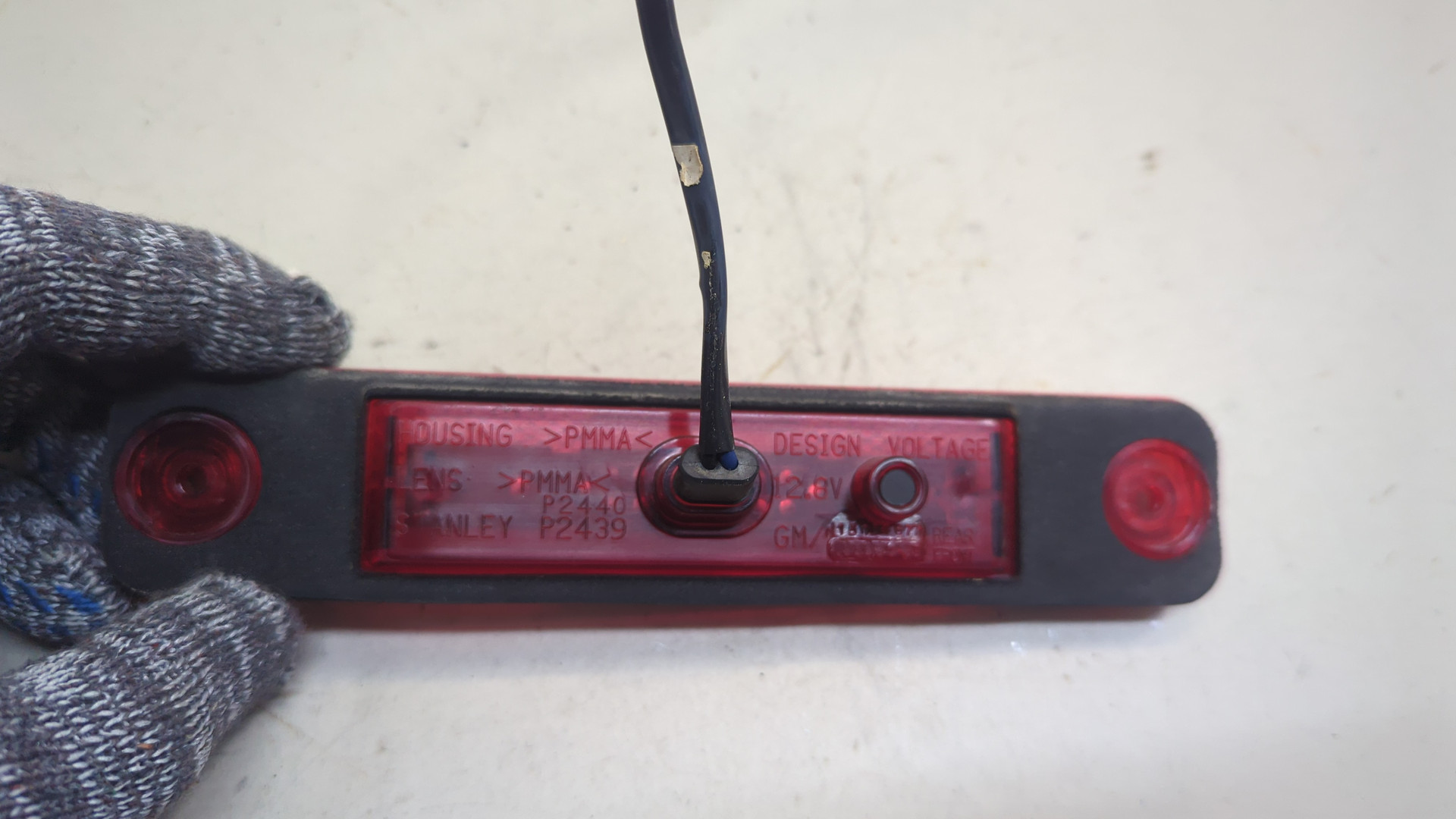 Габарит задний