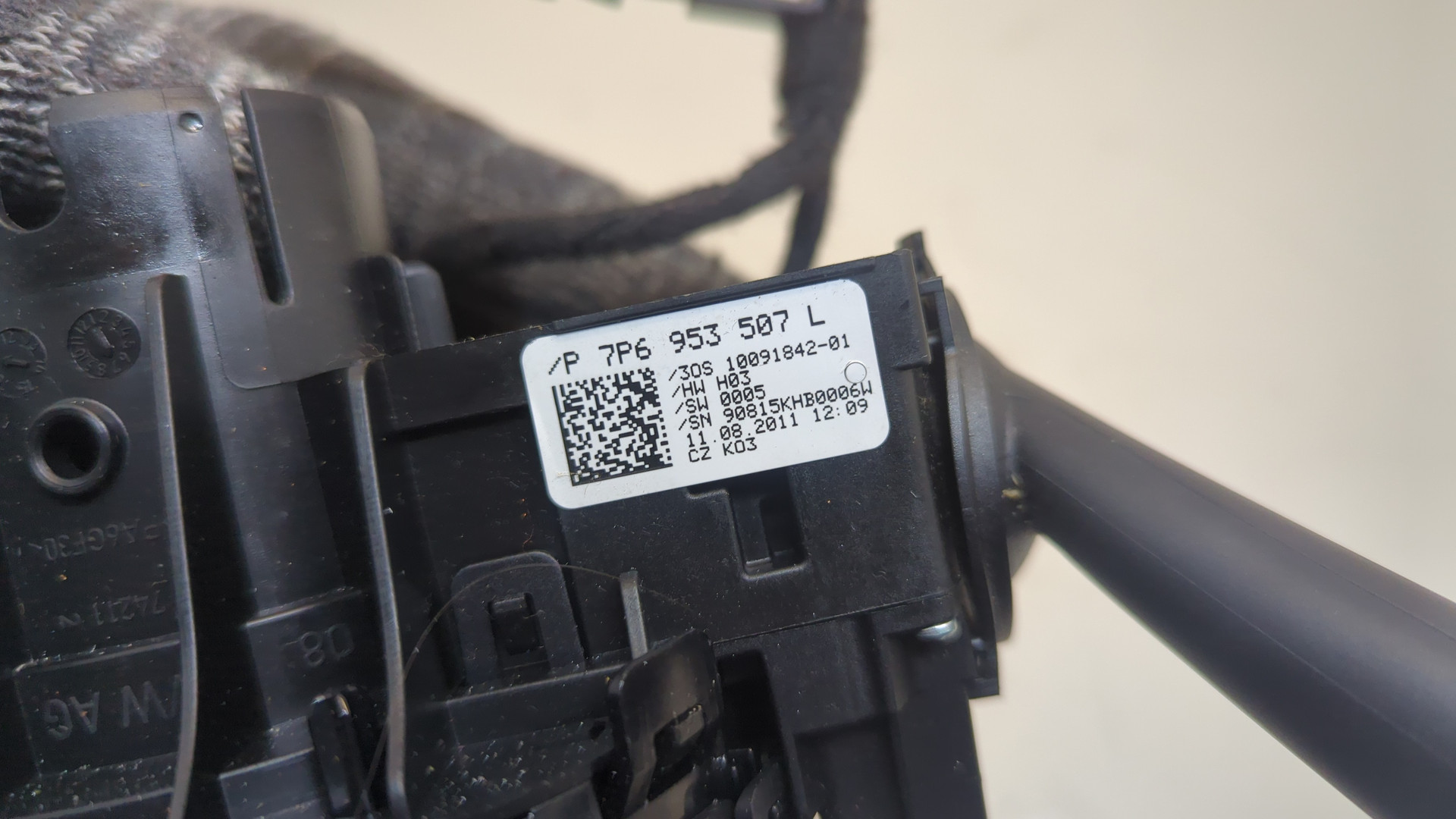 Переключатель подрулевой