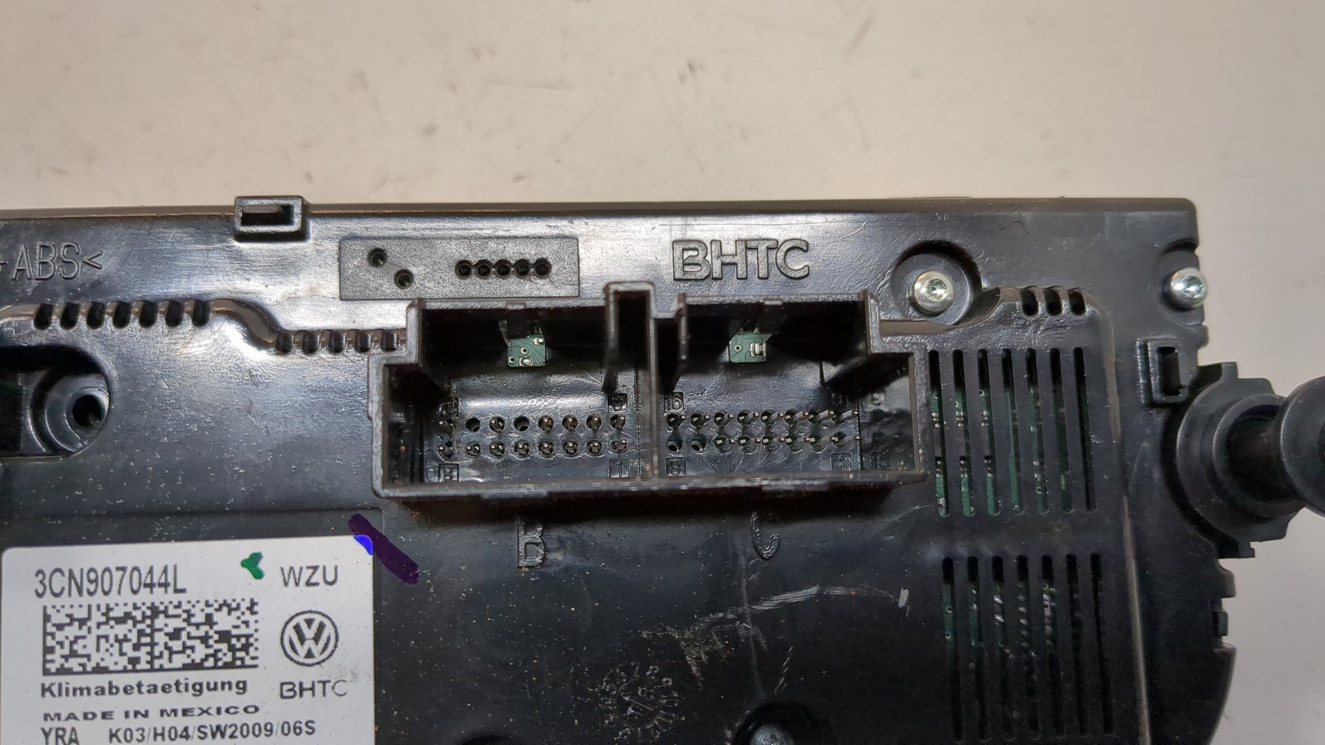 Переключатель отопителя