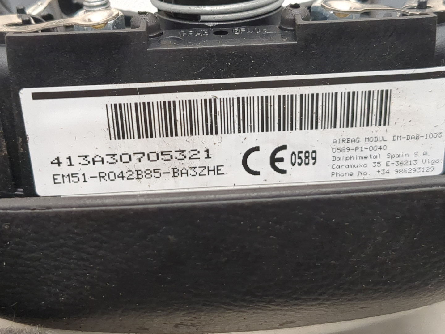 Подушка безопасности в рулевое колесо