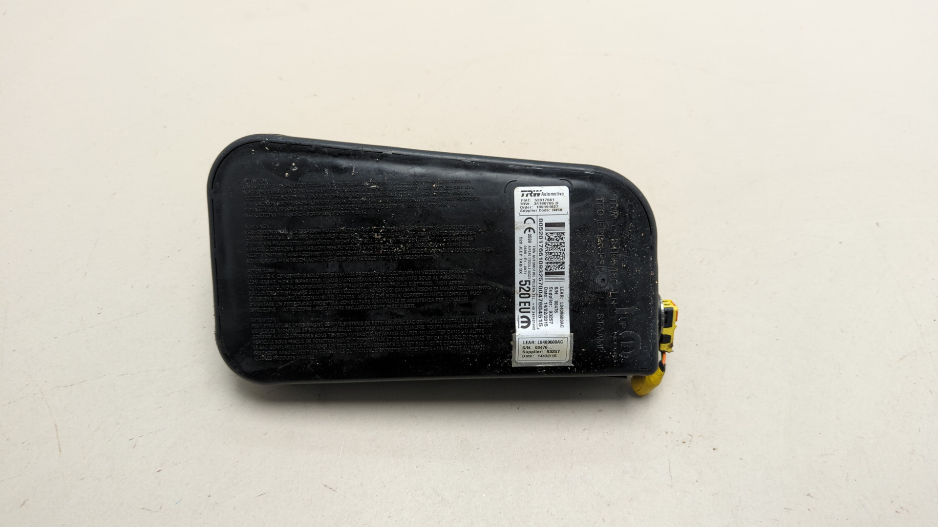 Подушка безопасности боковая (в сиденье)