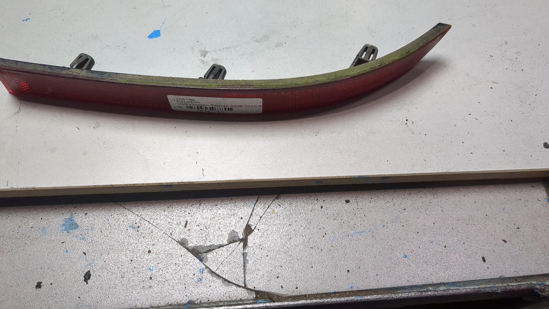 Отражатель в бампер задний правый