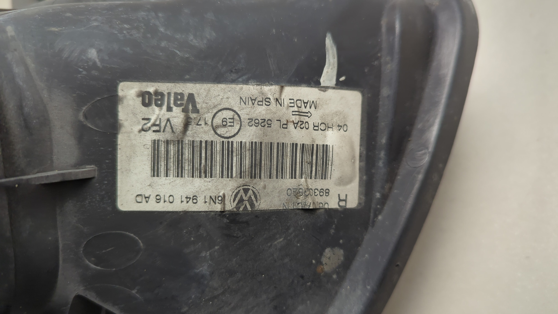 Фара правая