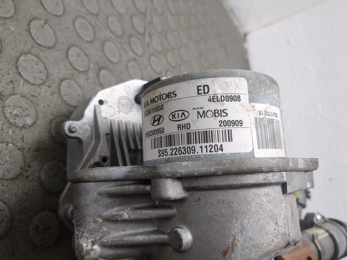 Серводвигатель рулевой рейки