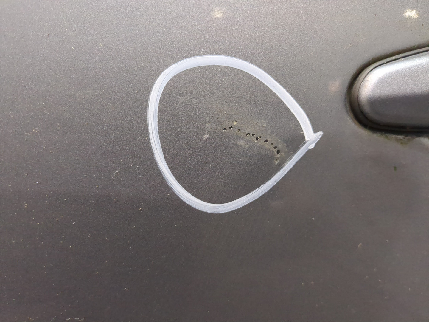 Дверь задняя левая