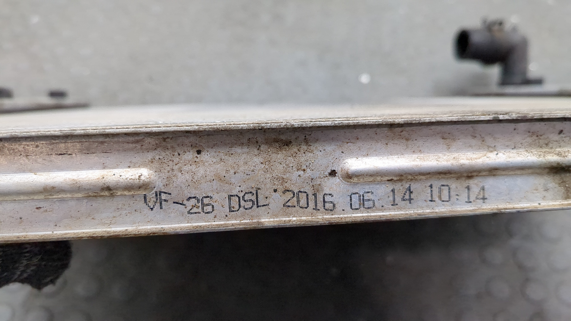 Радиатор охлаждения двигателя основной