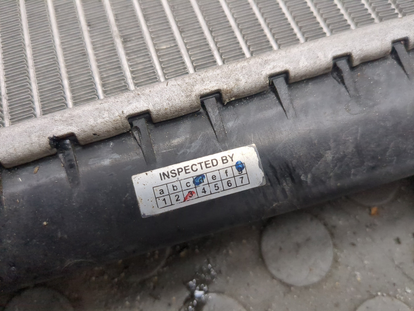 Радиатор охлаждения двигателя основной