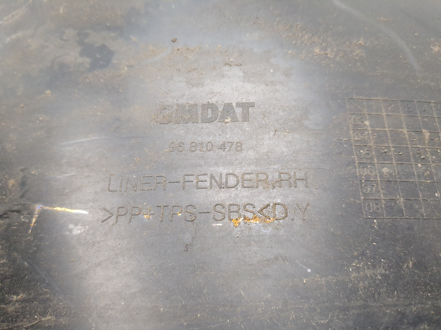 Локер передний правый