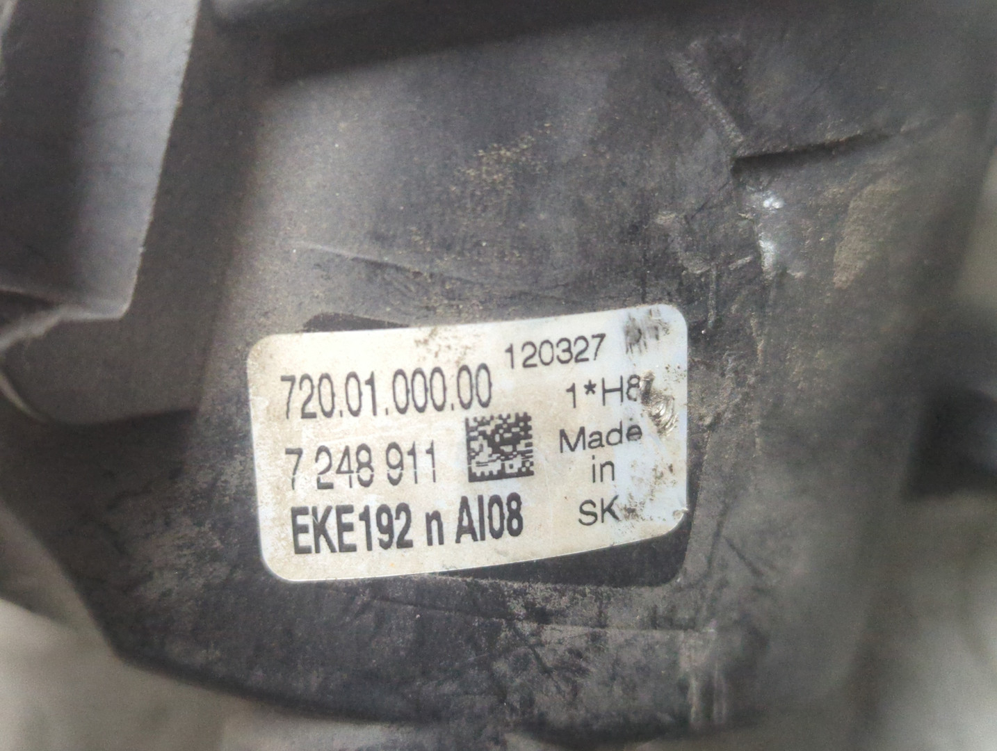 Фара противотуманная левая