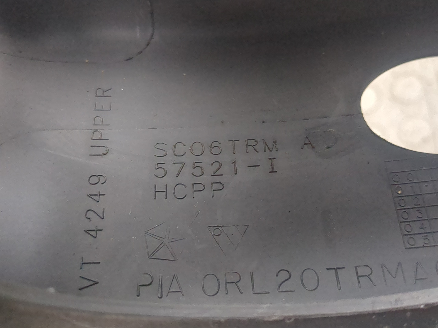 Кожух рулевой колонки