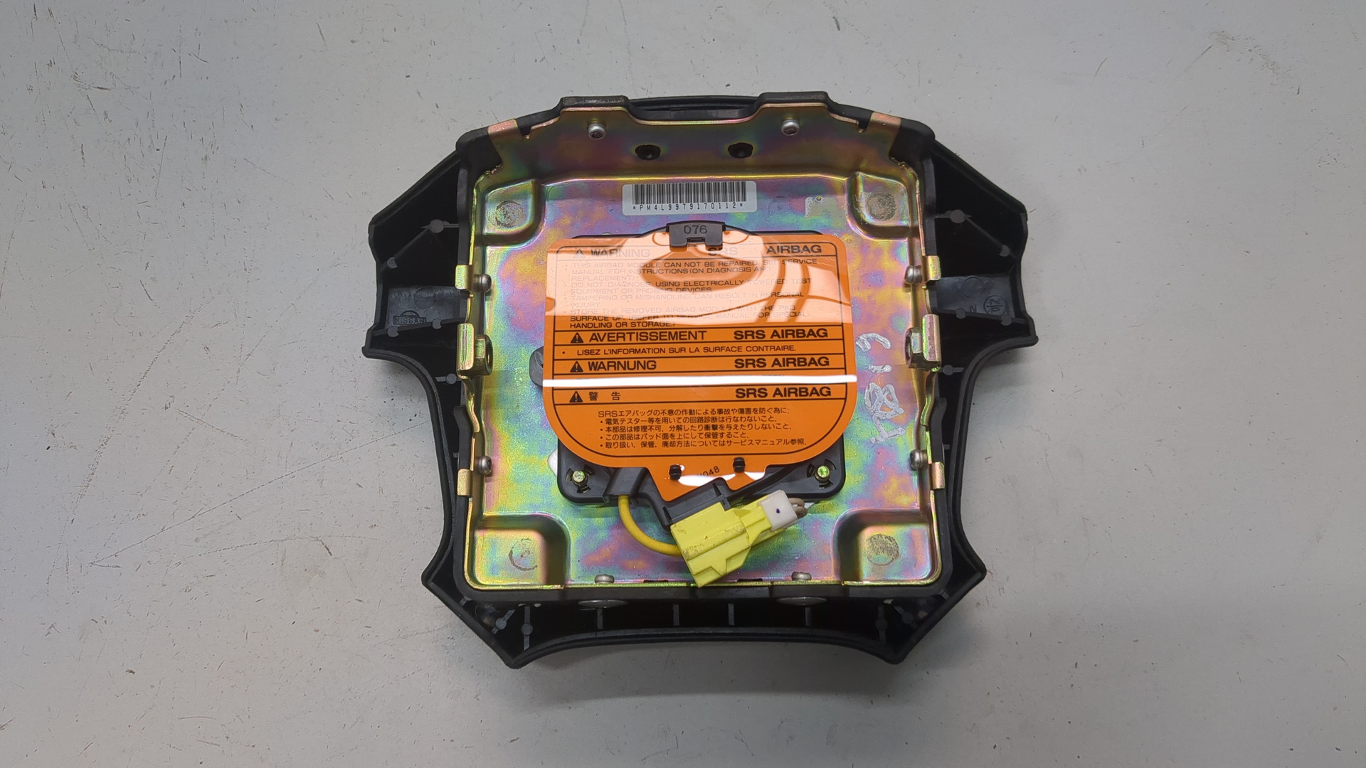 Подушка безопасности в рулевое колесо