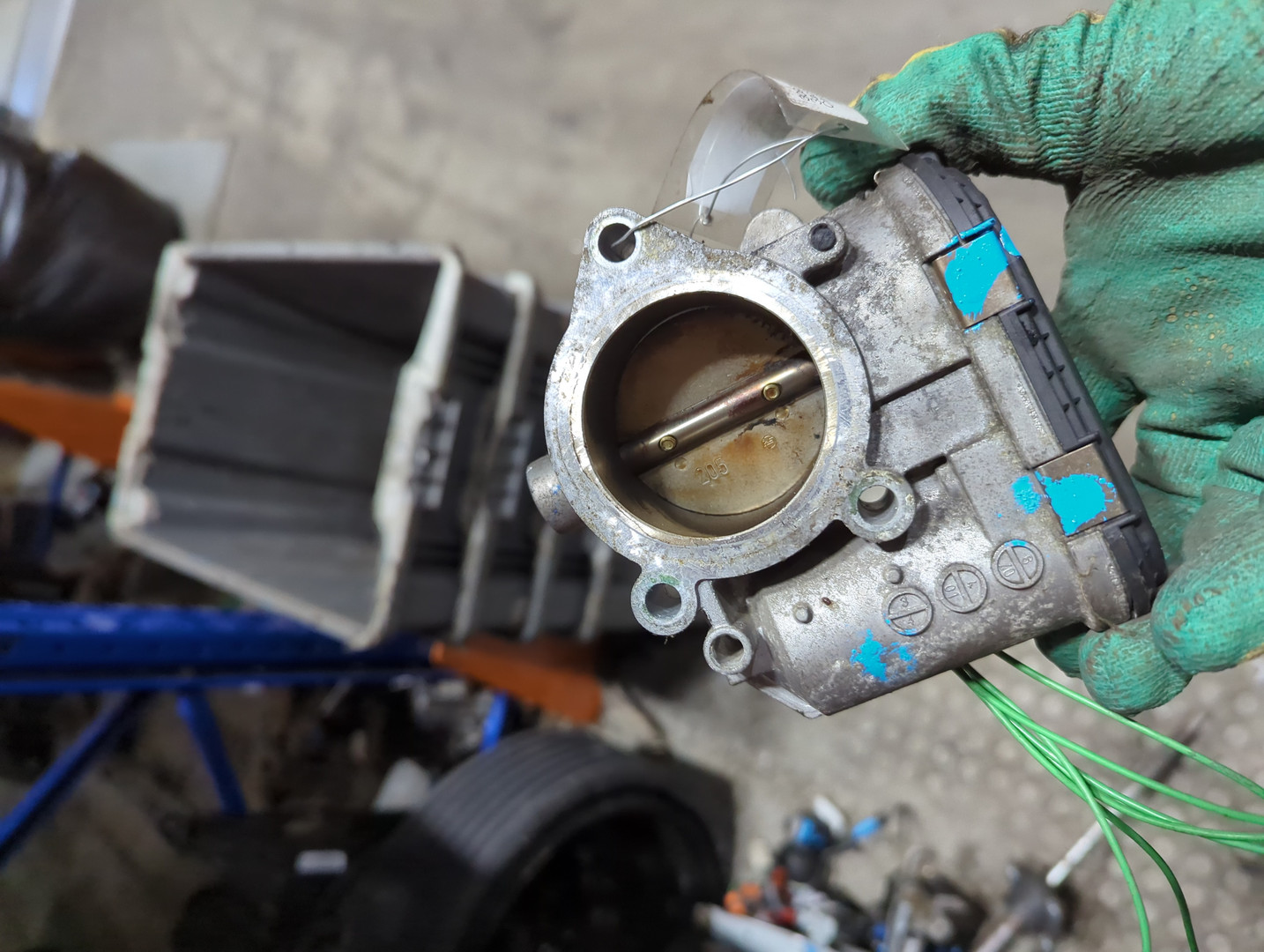 Заслонка дроссельная электрическая