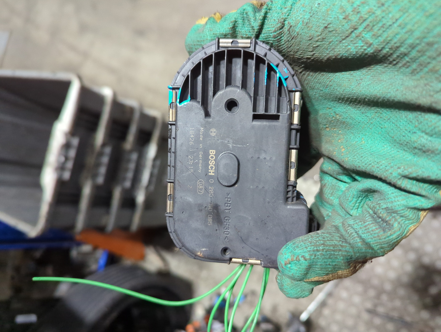 Заслонка дроссельная электрическая