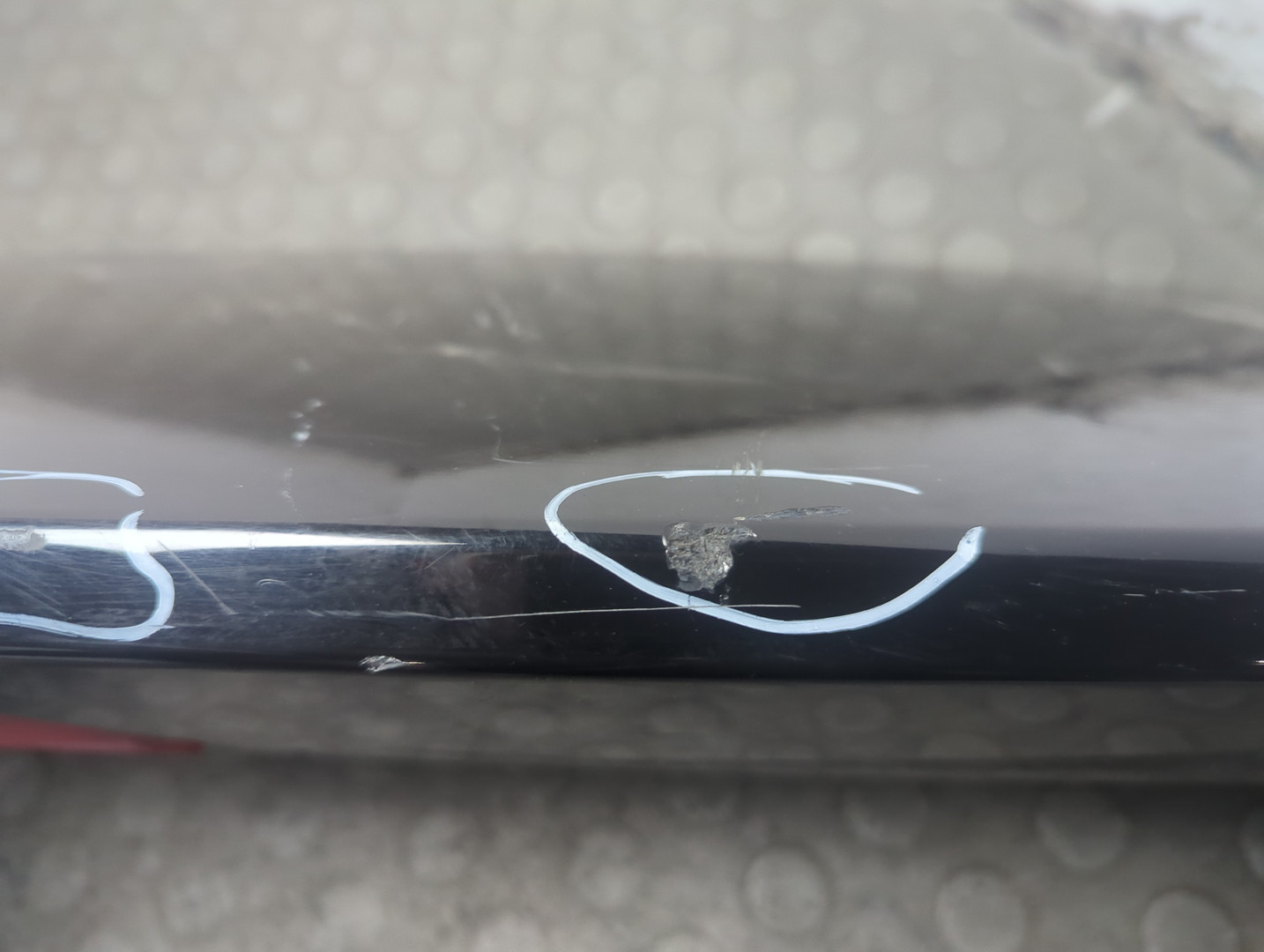 Спойлер переднего бампера