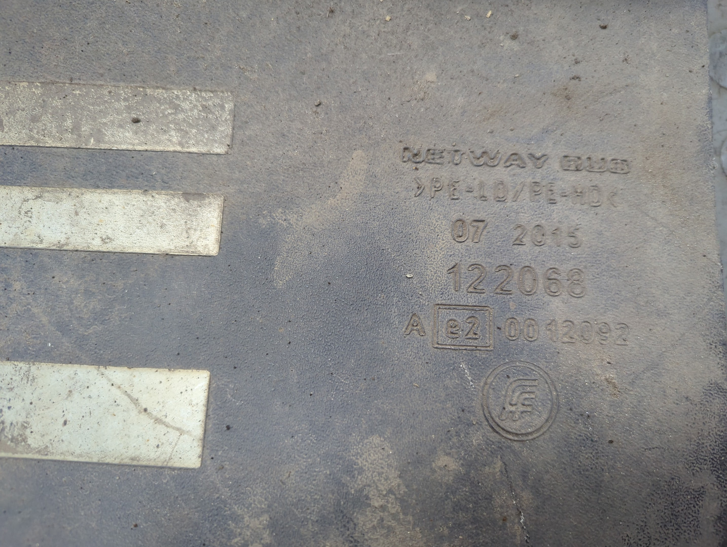 Крыло заднее левое