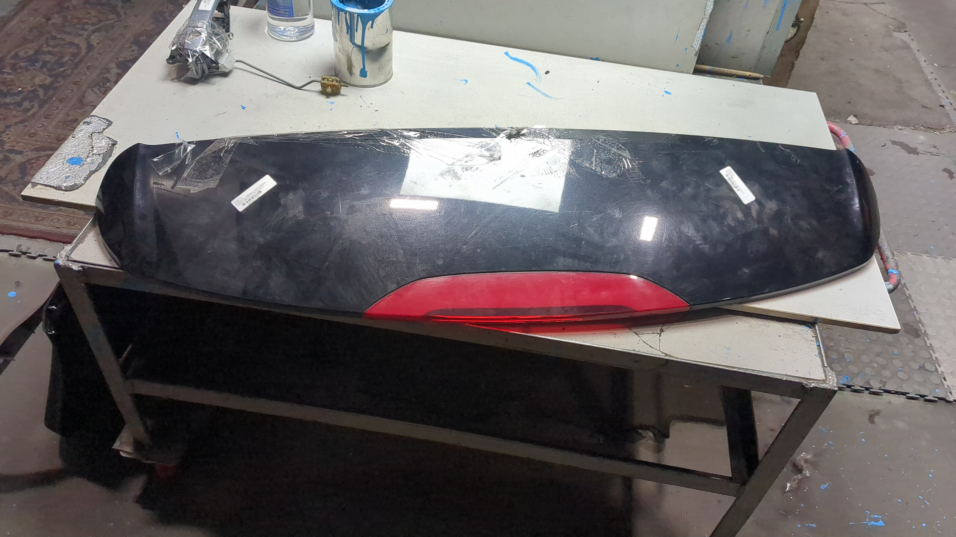 Спойлер переднего бампера