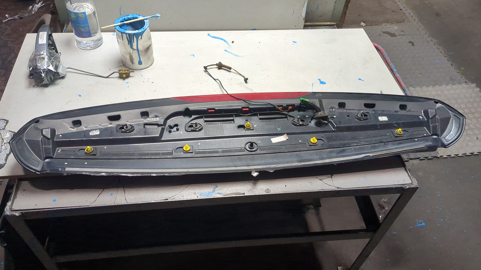 Спойлер переднего бампера