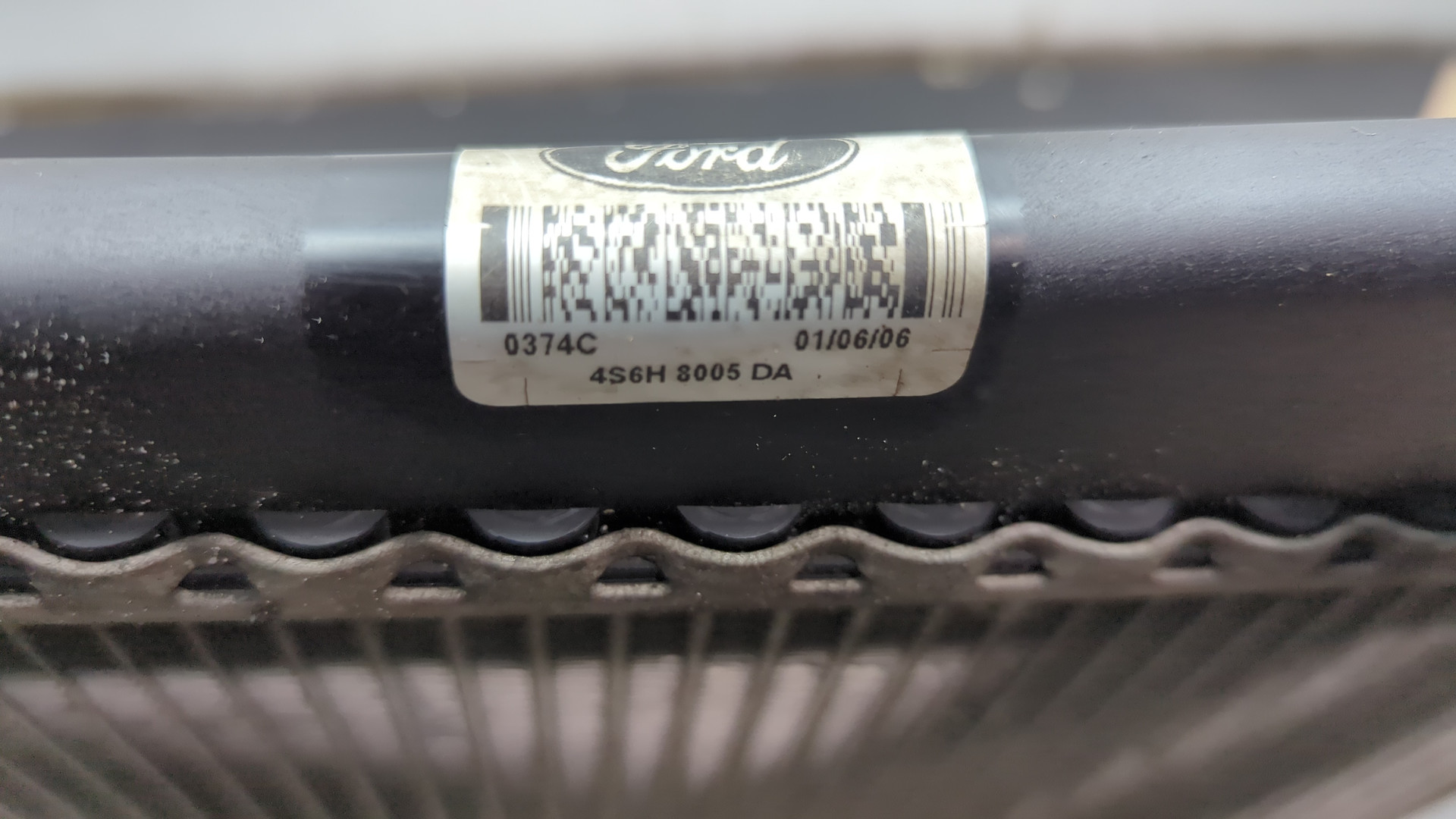 Радиатор охлаждения двигателя основной