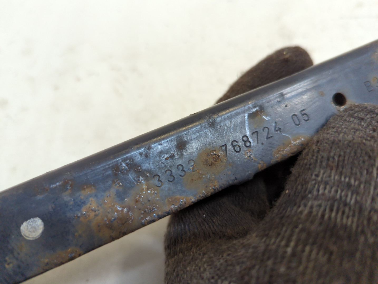 Рычаг задний