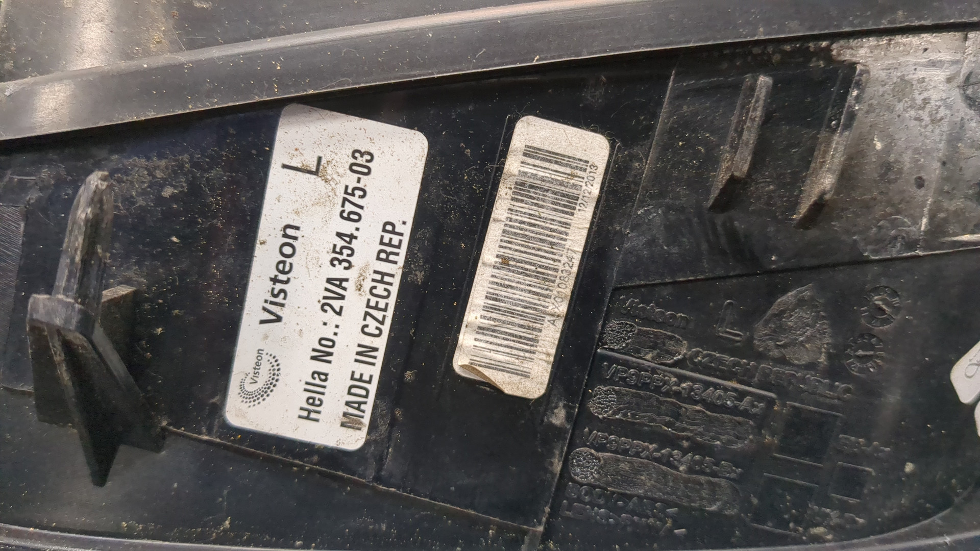 Фонарь задний левый