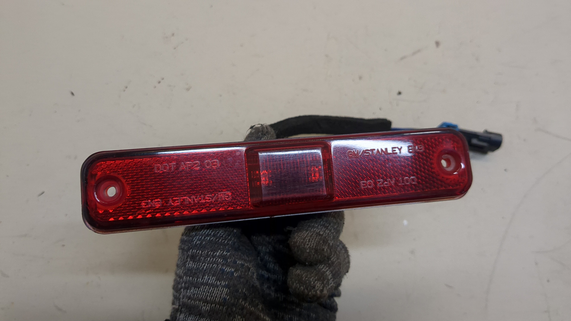 Габарит задний