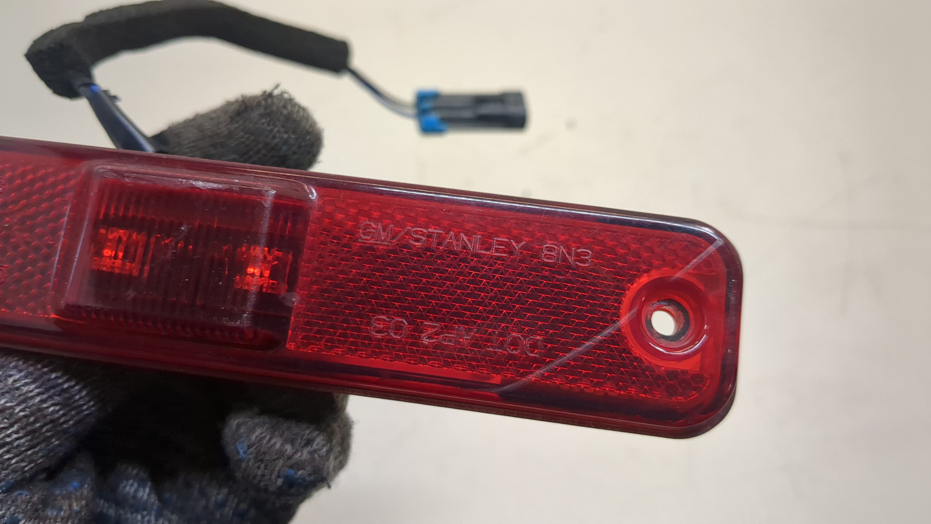 Габарит задний