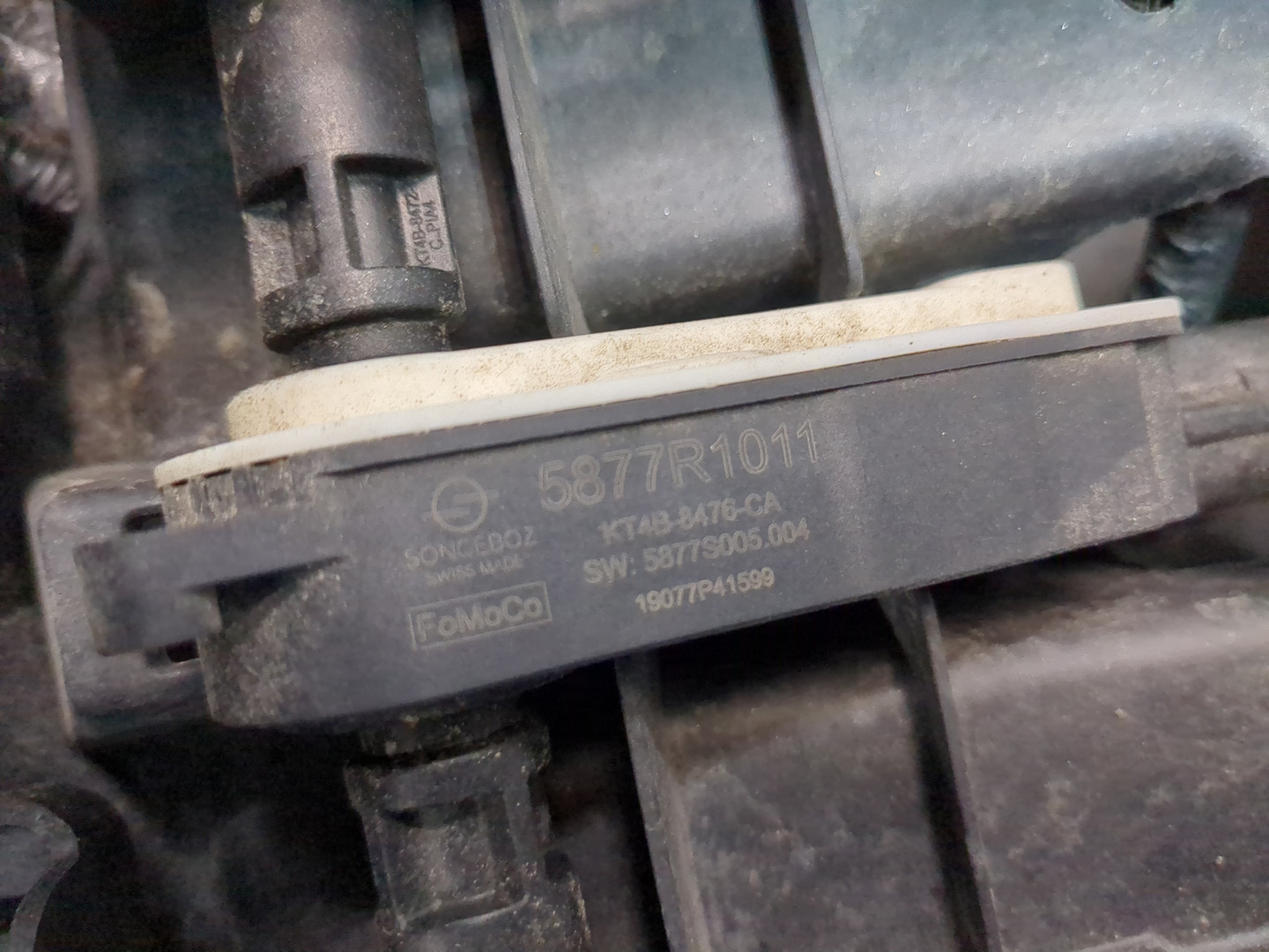 Жалюзи (воздуховод) бампера переднего