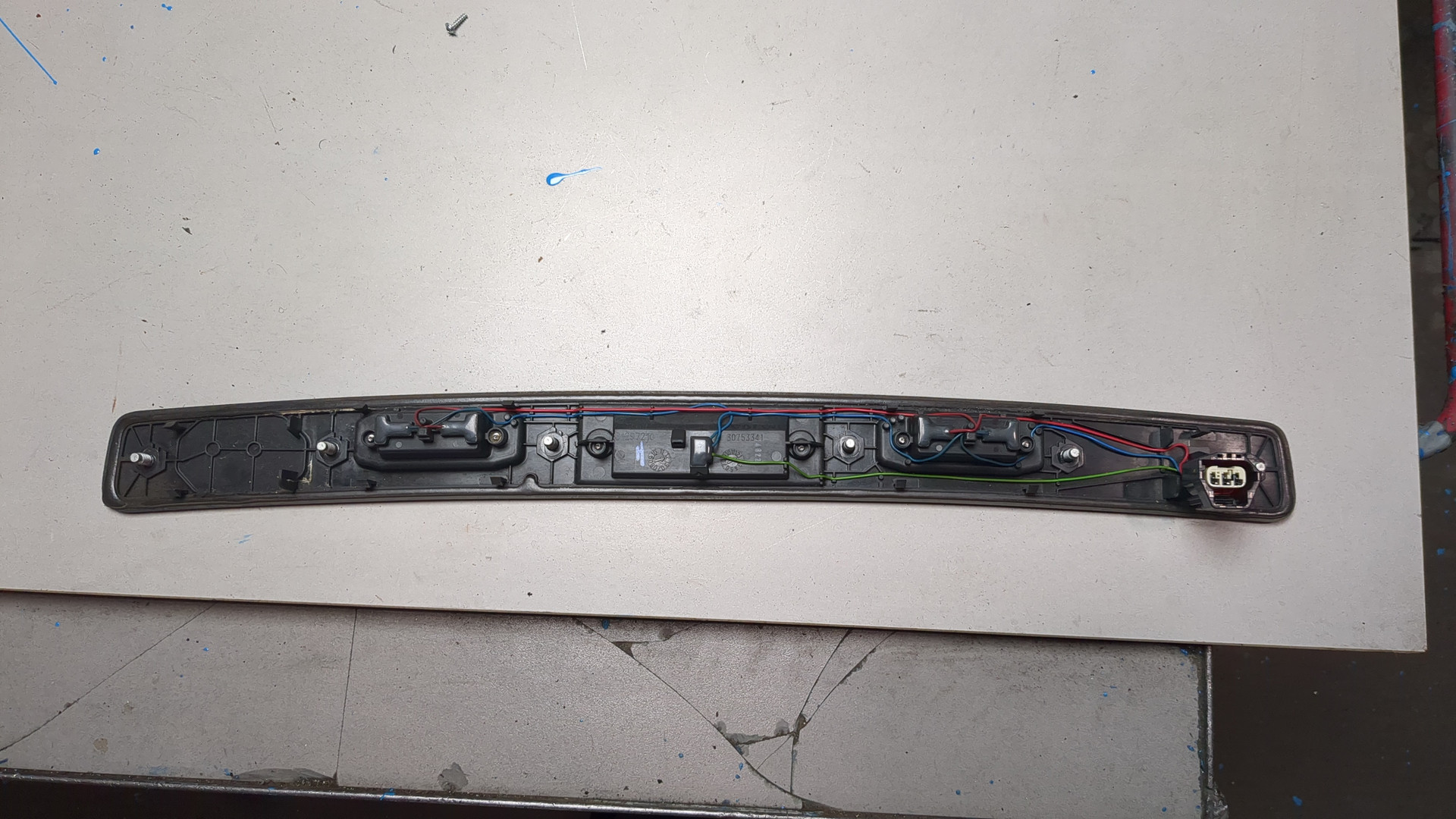 Фонарь подсветки номера