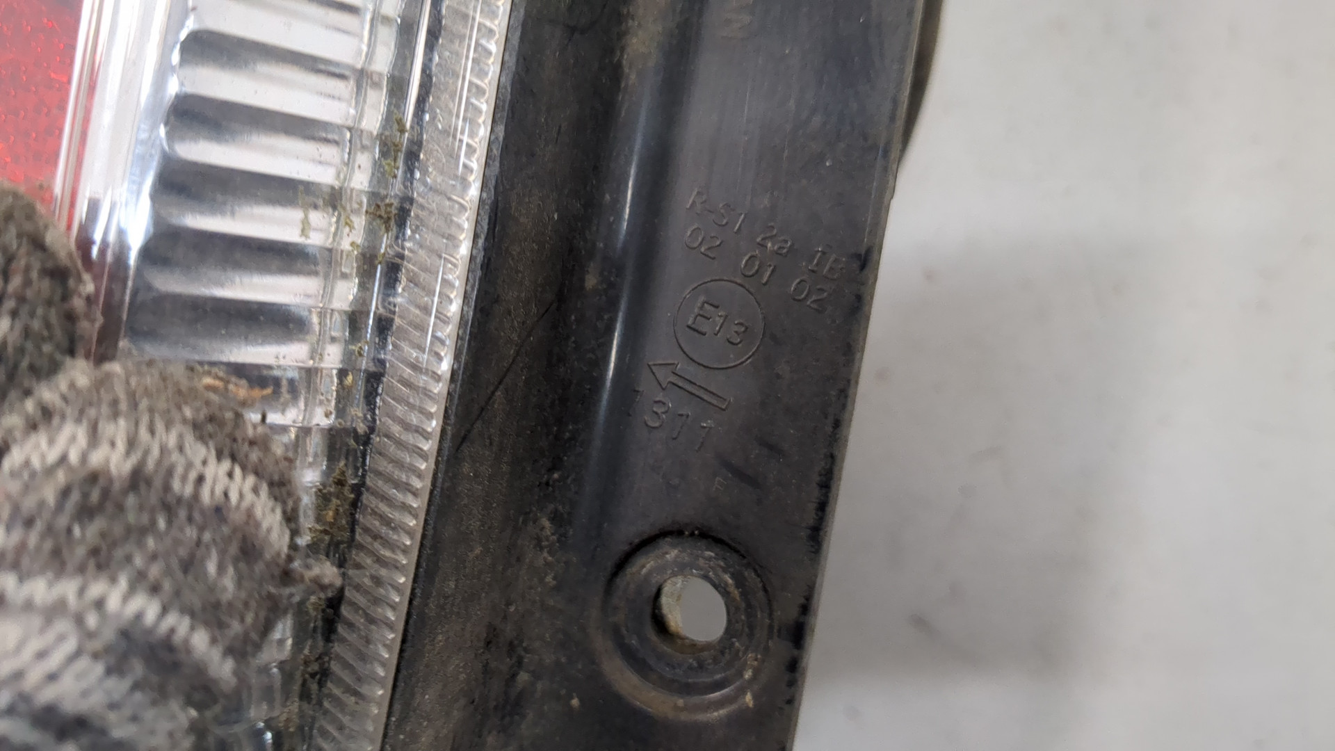 Фонарь задний левый