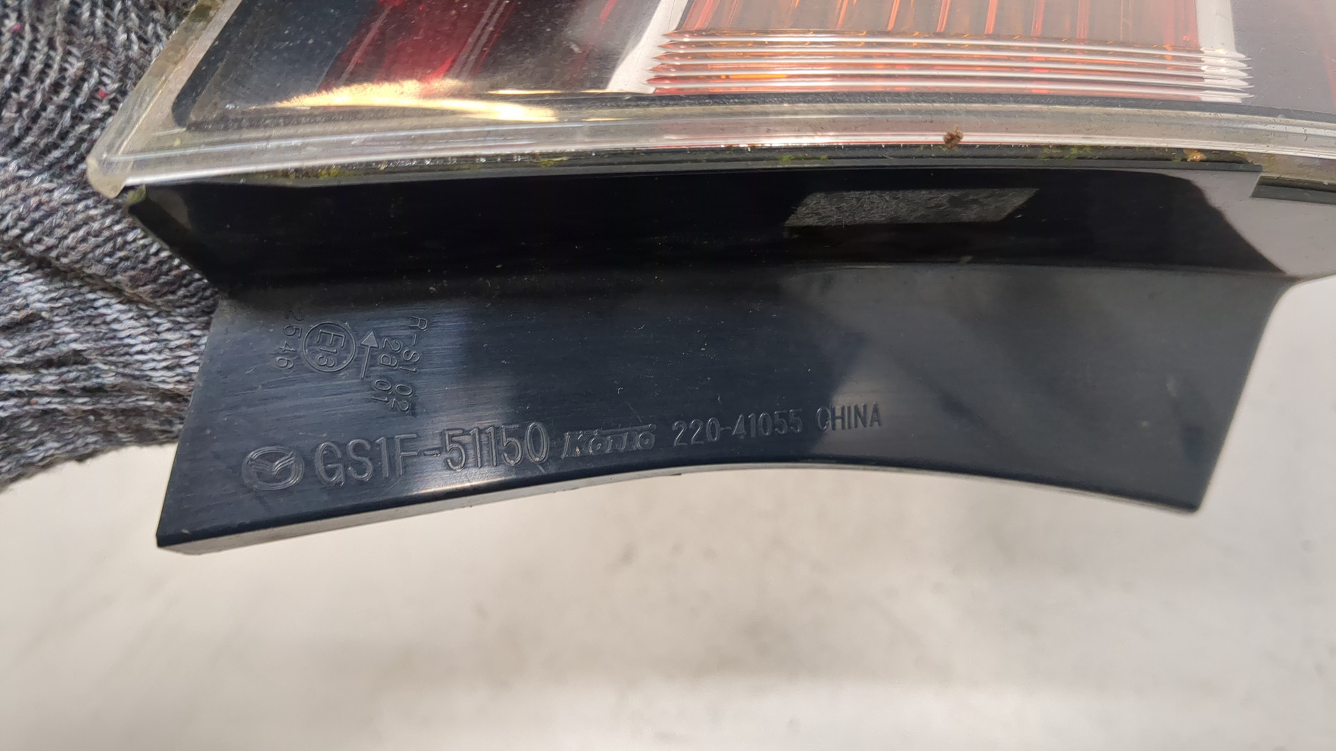 Фонарь задний левый