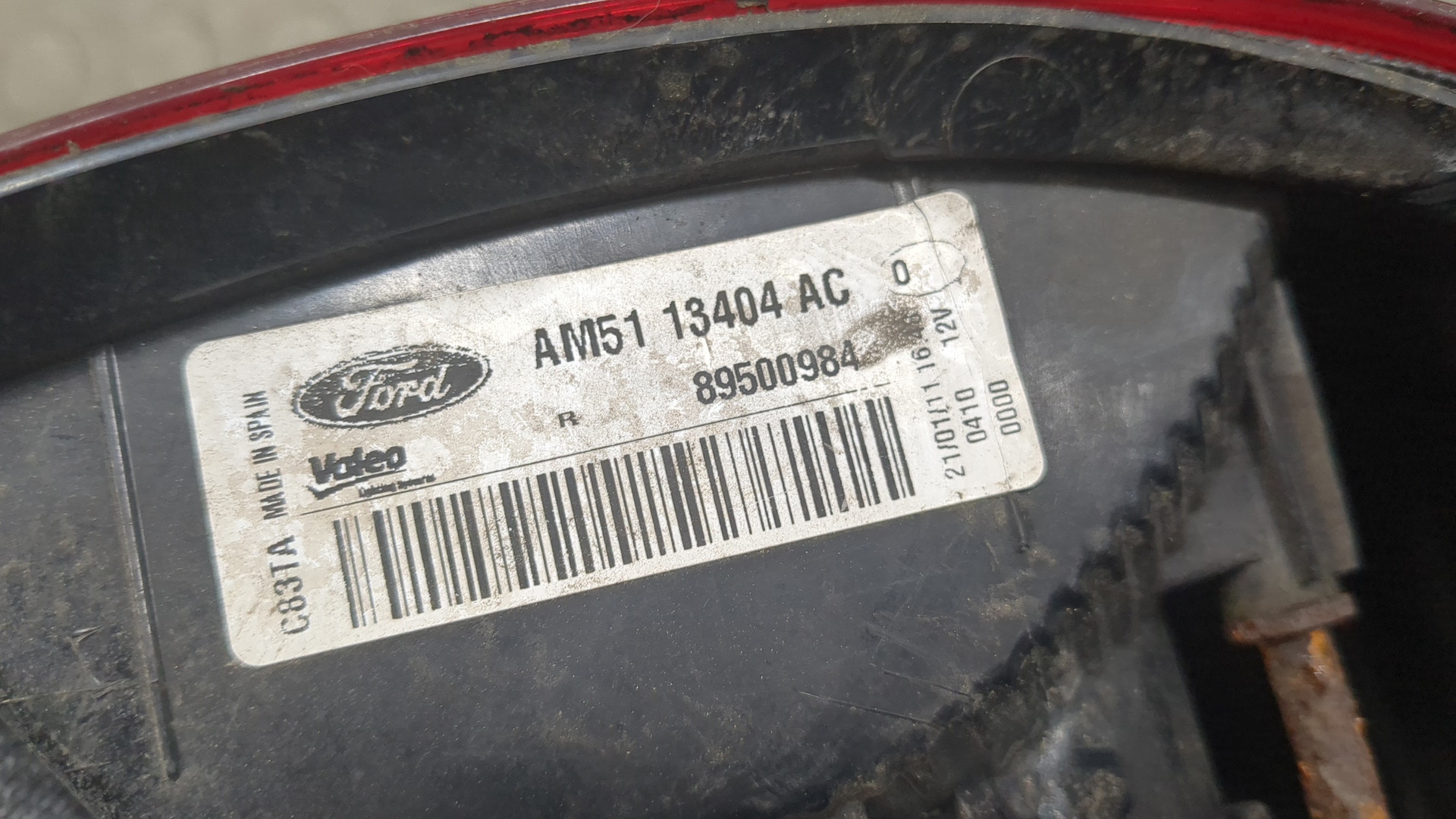 Фонарь задний правый