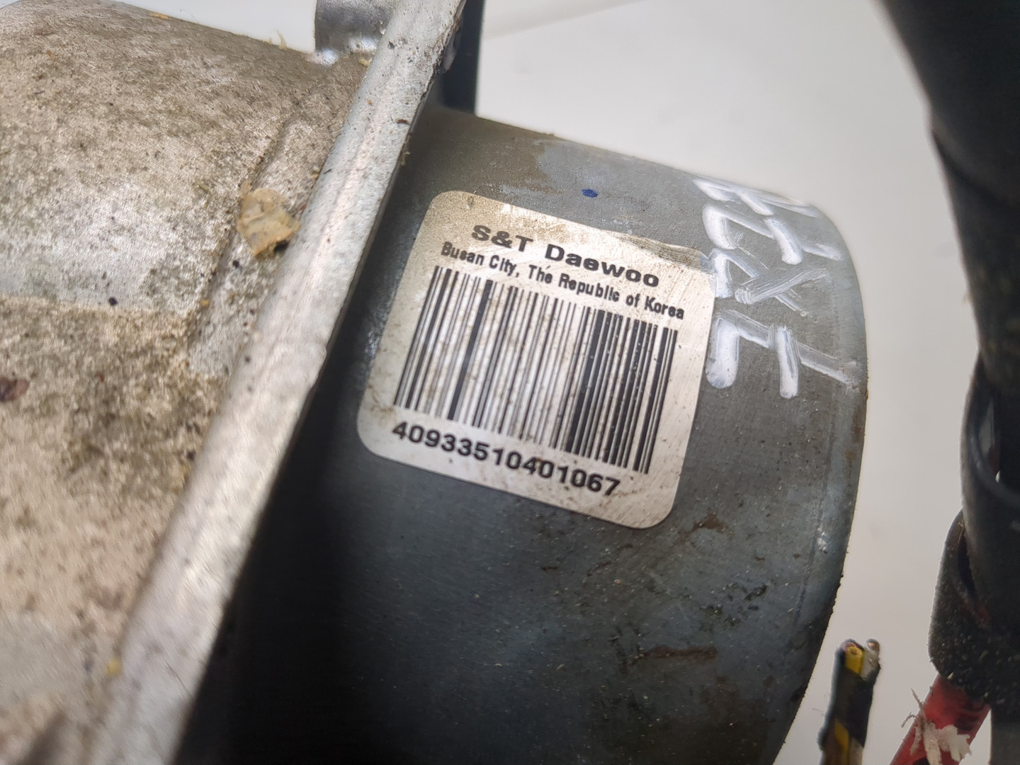 Серводвигатель рулевой рейки