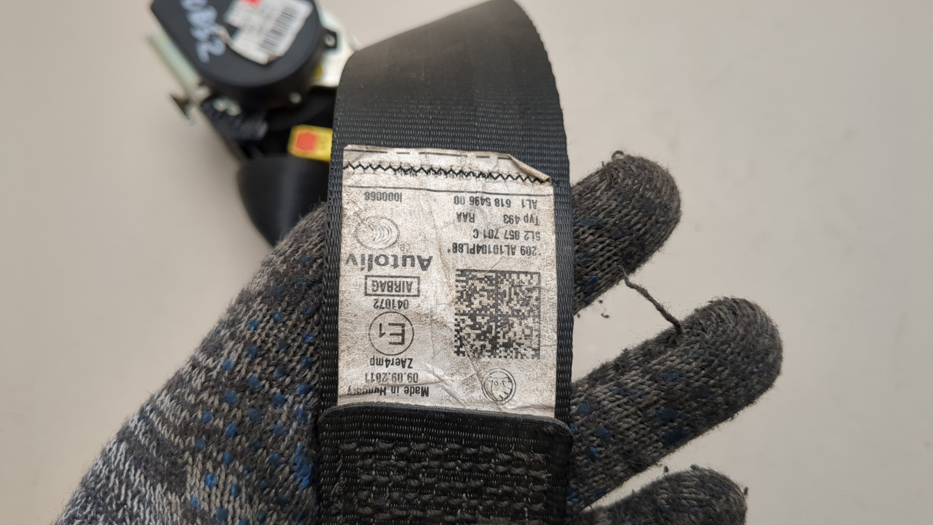 Ремень безопасности