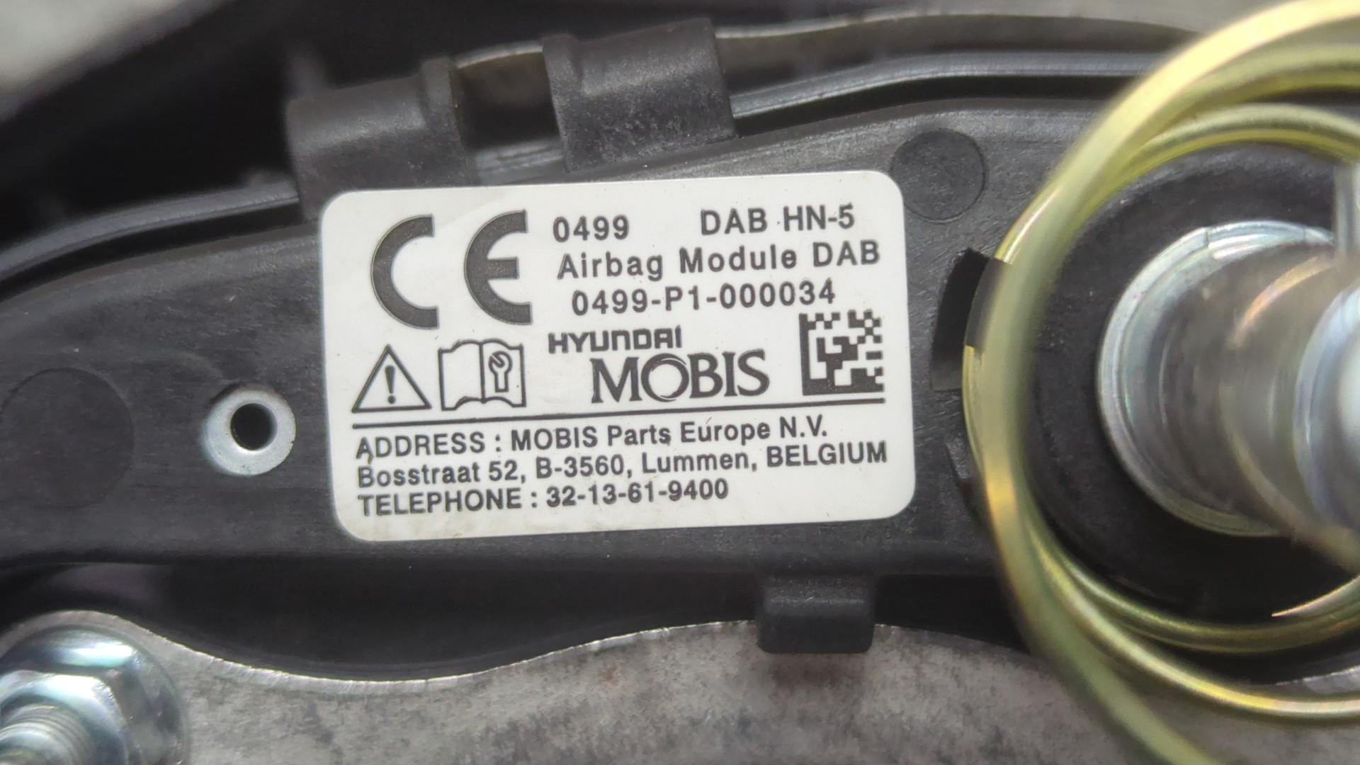 Подушка безопасности в рулевое колесо