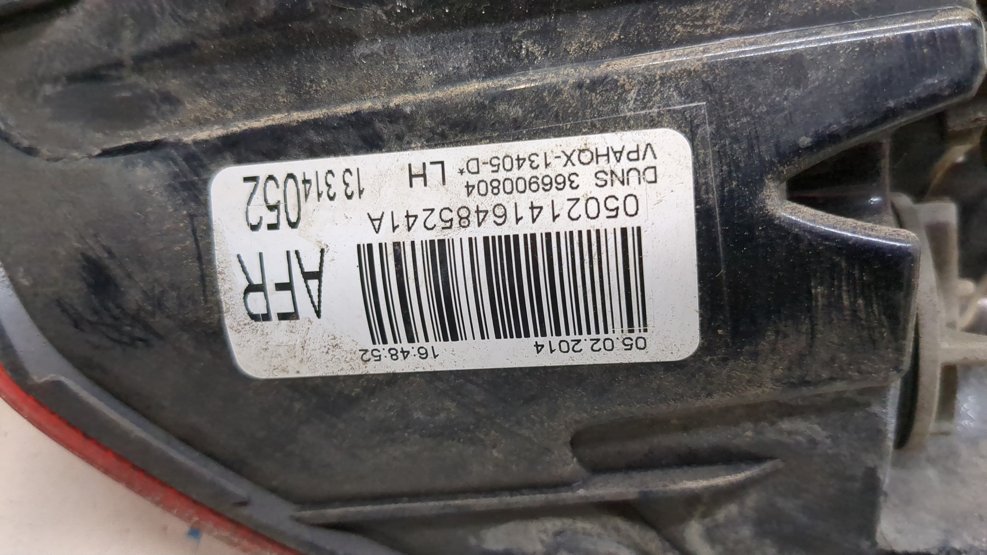 Фонарь задний левый