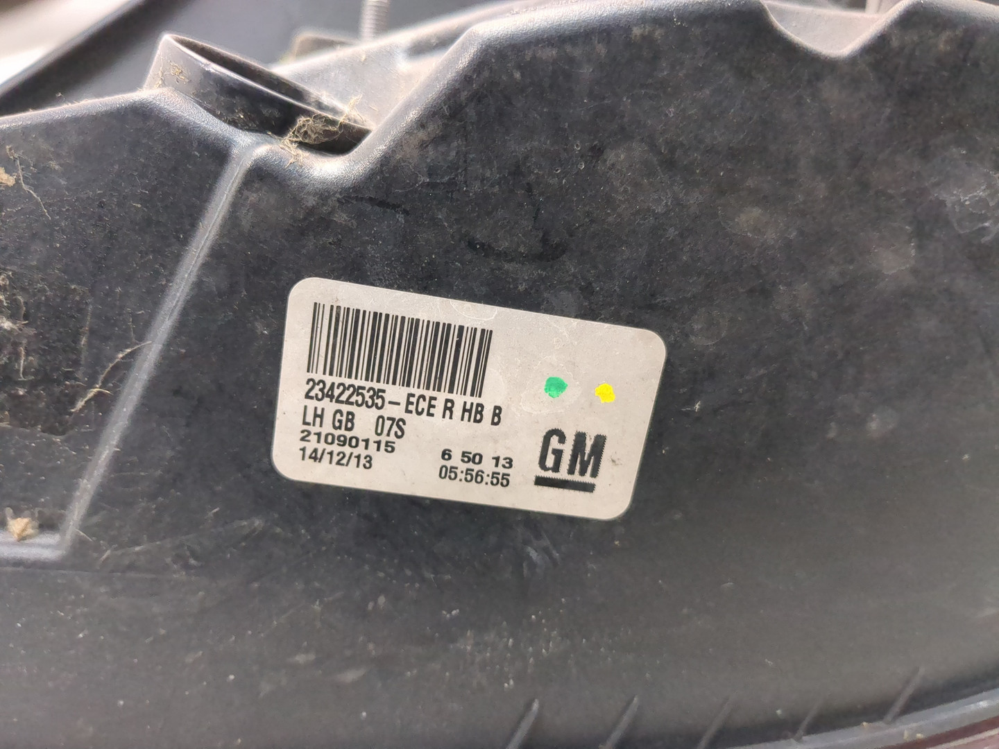 Фонарь задний левый