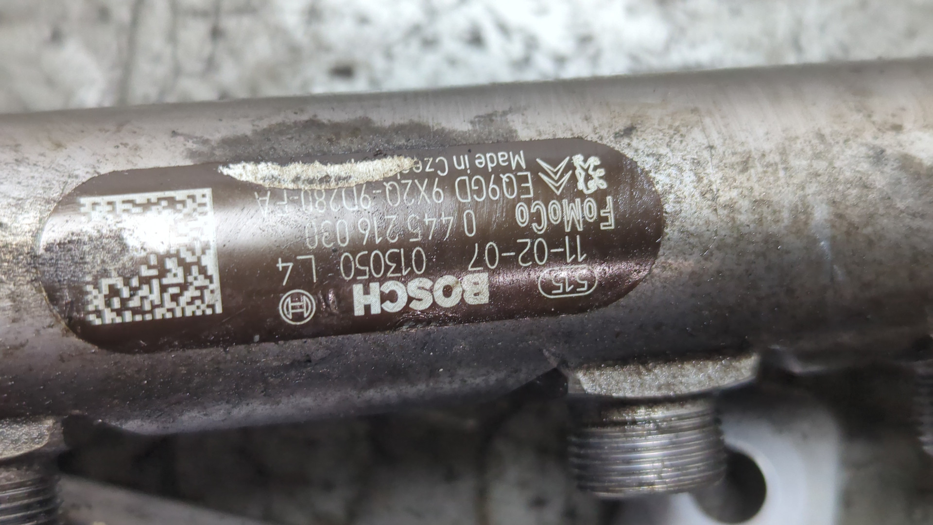 Рейка топливная (рампа)