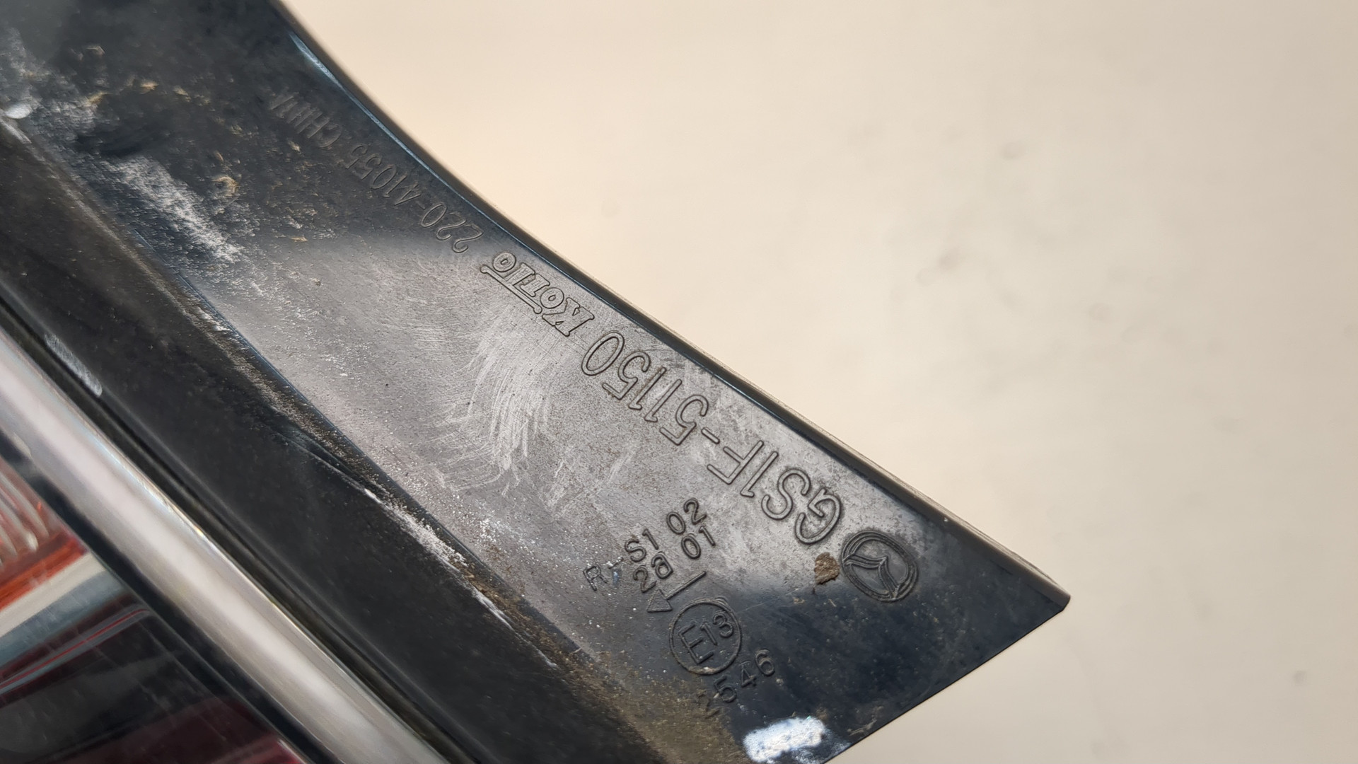 Фонарь задний левый