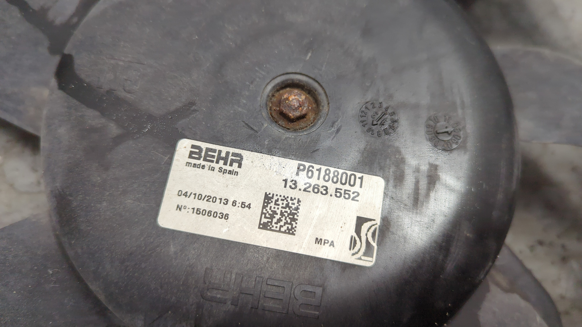 Вентилятор радиатора