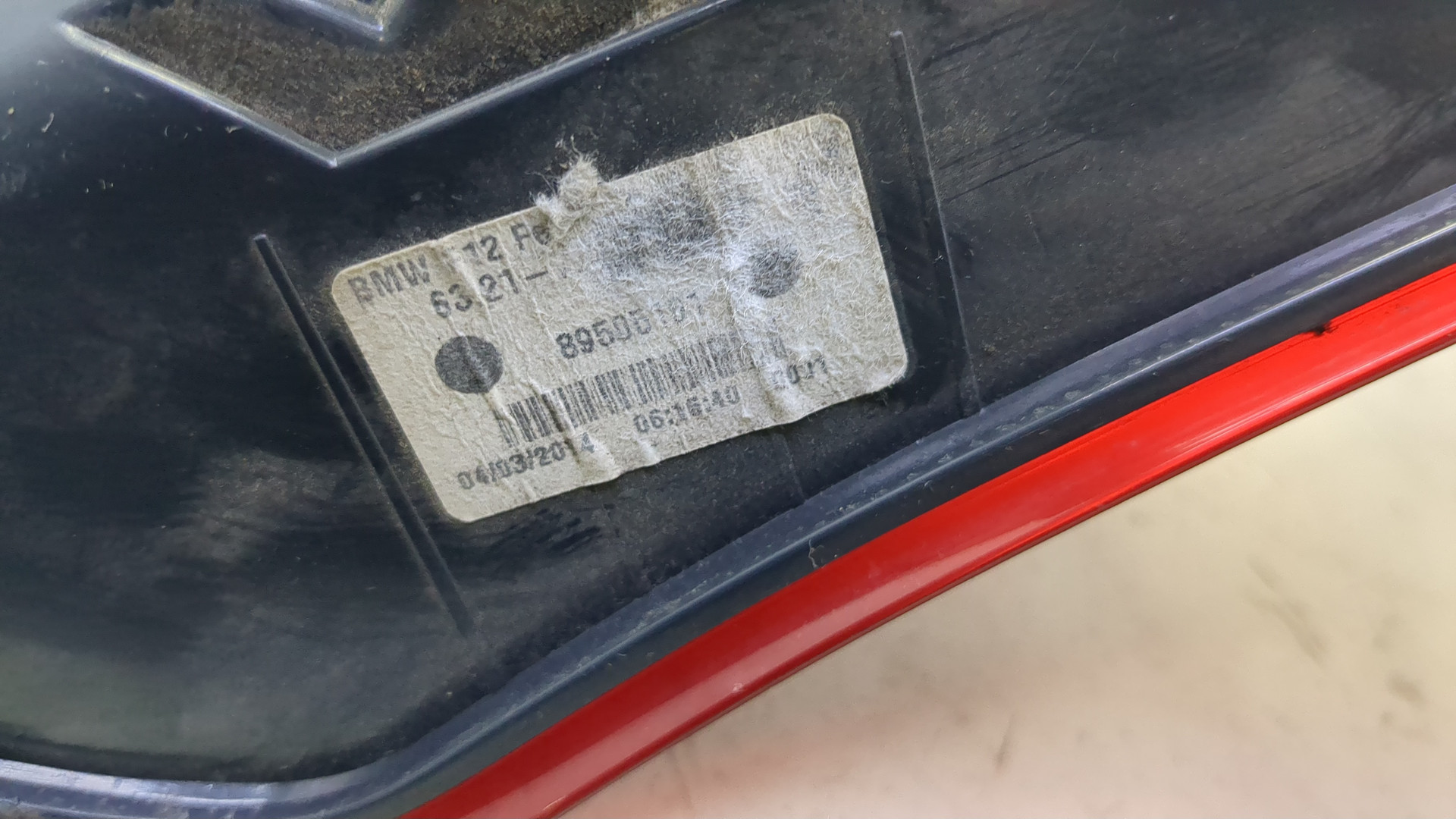 Фонарь задний левый