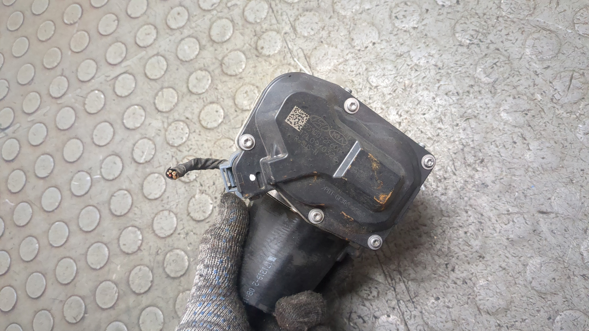 Заслонка дроссельная электрическая