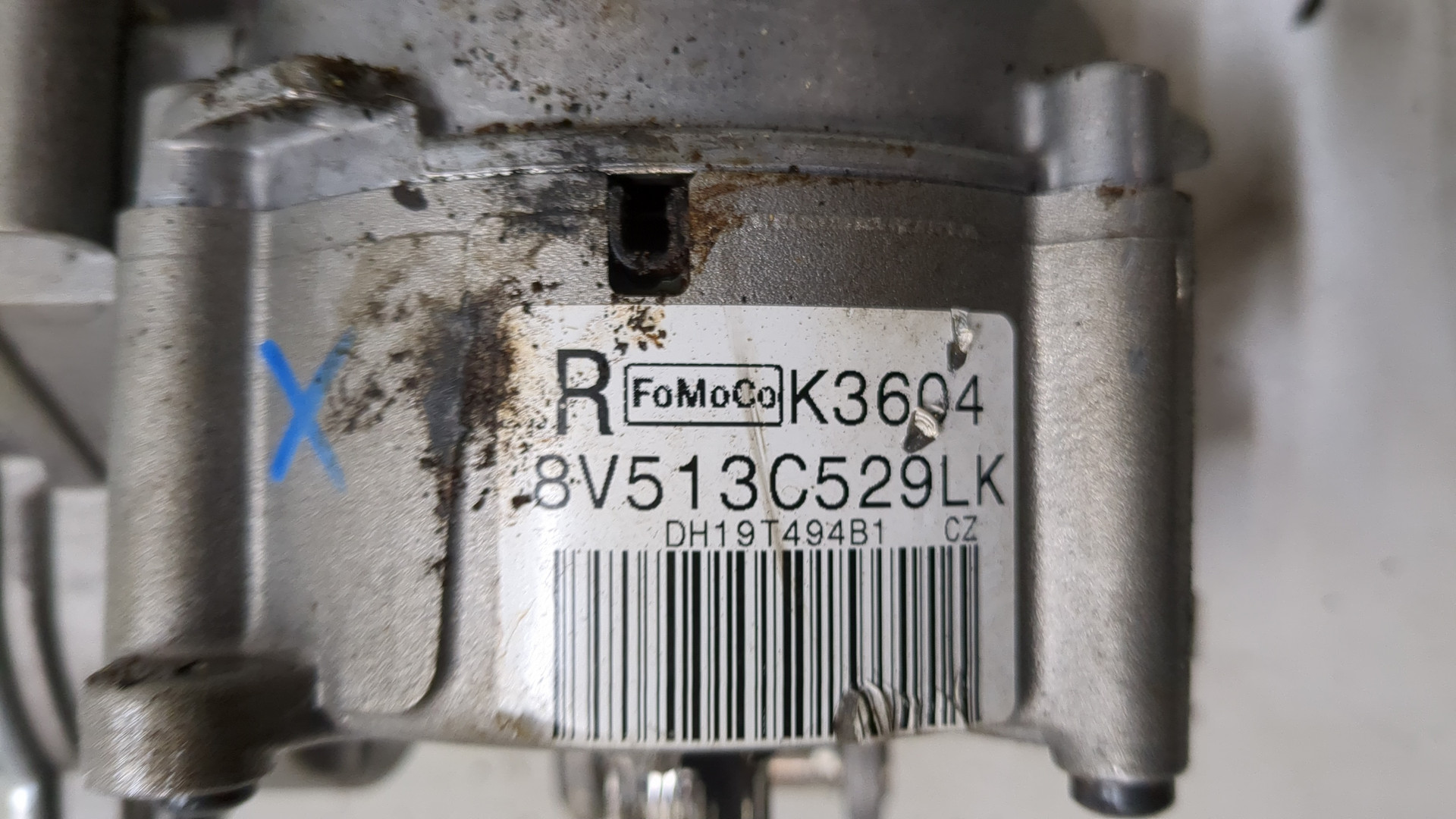 Серводвигатель рулевой рейки